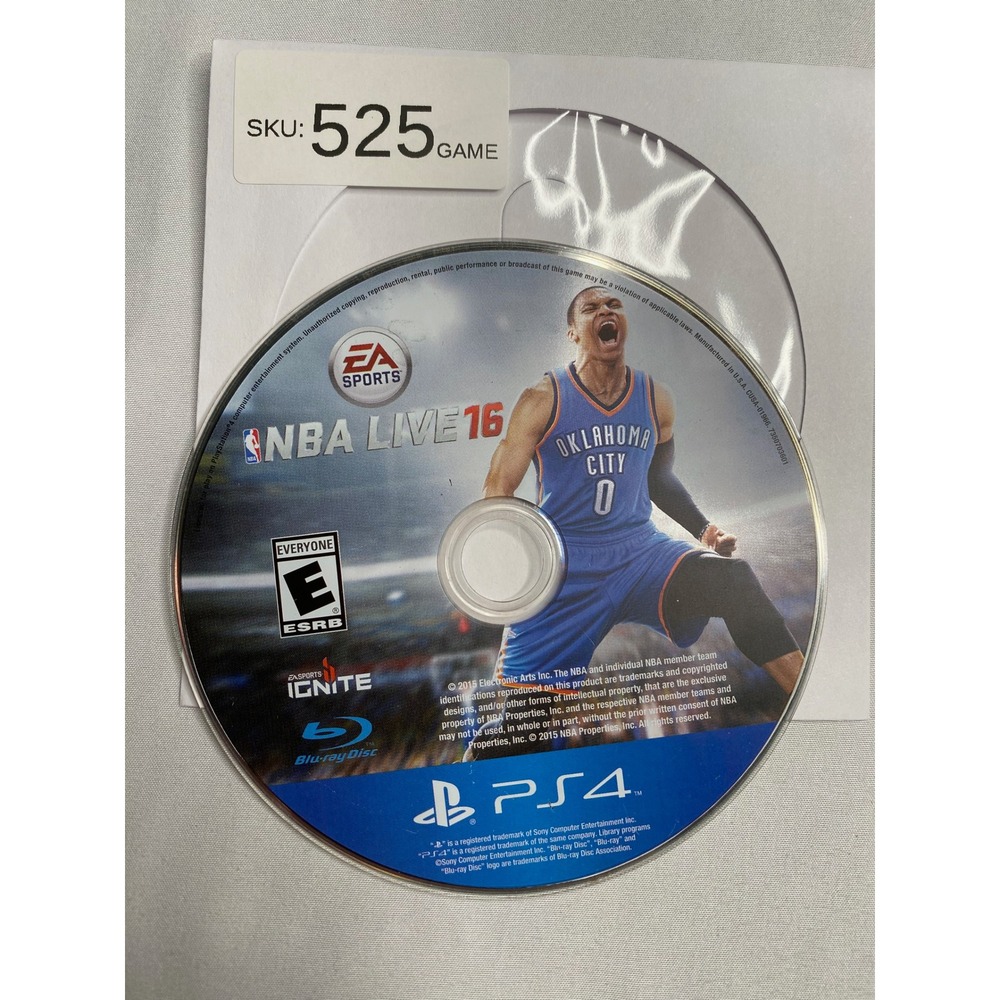 NBA Live 16 Sony PlayStation 4